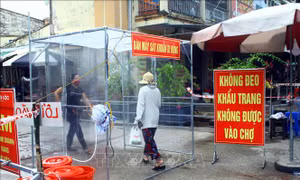 Nghệ An phòng dịch tại các chợ dân sinh