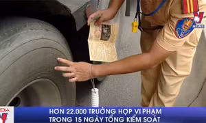 Trên 22.000 trường hợp vi phạm trong 15 ngày tổng kiểm soát ô tô kinh doanh vận tải