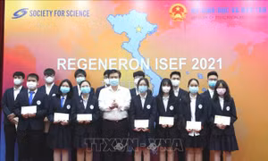 Học sinh Việt Nam đoạt giải Ba tại Hội thi Khoa học Kỹ thuật quốc tế 2021