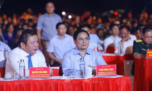 Thủ tướng Phạm Minh Chính dự Chương trình nghệ thuật 'Bản hùng ca bất diệt'