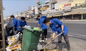 Tháng Thanh niên 2024: Tuổi trẻ tình nguyện xây dựng đô thị văn minh