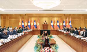 Chủ tịch nước Tô Lâm hội đàm với Tổng Bí thư, Chủ tịch nước Lào Thongloun Sisoulith