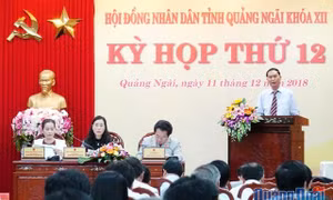 Kỳ họp thứ 12, HĐND tỉnh Quảng Ngãi: 'Nóng' vấn đề môi trường, quy hoạch nghĩa trang