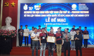 Trao giải Olympic Tin học sinh viên Việt Nam lần thứ 31