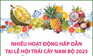 Nhiều hoạt động hấp dẫn tại Lễ hội Trái cây Nam Bộ 2025