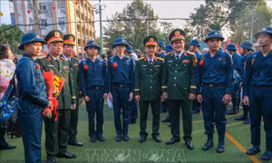 Quân khu 9 giao, nhận quân nhanh gọn, an toàn, đạt 100% chỉ tiêu