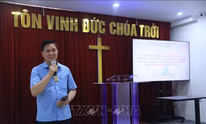 Phổ biến chính sách pháp luật về bầu cử cho đồng bào đạo Tin lành tại Hà Nội