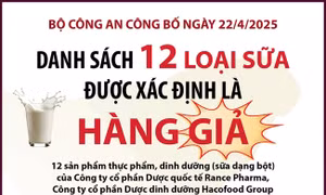 Danh sách 12 loại sữa được xác định là hàng giả