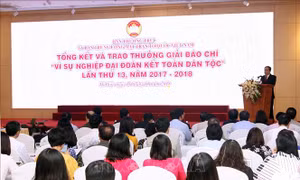 Trao Giải báo chí Vì sự nghiệp đại đoàn kết toàn dân tộc lần thứ 13