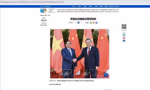 Truyền thông Trung Quốc đưa tin đậm nét về hoạt động của Thủ tướng Phạm Minh Chính tại Hội nghị WEF Thiên Tân