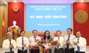 Ông Lê Hữu Hoàng được bầu giữ chức vụ Phó Chủ tịch UBND tỉnh Khánh Hòa