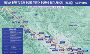 Tuyến đường sắt Lào Cai - Hà Nội - Hải Phòng mở trục vận tải chiến lược Đông - Tây