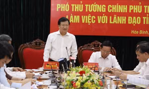 Hòa Bình cần tạo điều kiện đẩy nhanh giải ngân dự án đầu tư công