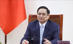 Thủ tướng Phạm Minh Chính điện đàm với Thủ tướng Cộng hòa Pháp Jean Castex