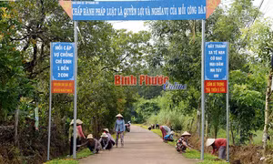 Thủ tướng Chính phủ công nhận thị xã Bình Long (Bình Phước) hoàn thành xây dựng nông thôn mới