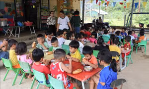 Góp phần giảm tỷ lệ suy dinh dưỡng học sinh Mầm non miền núi Quảng Ngãi