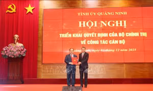 Đồng chí Quản Minh Cường được điều động làm Bí thư Tỉnh ủy Quảng Ninh