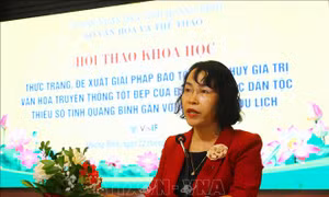 Phát huy giá trị văn hóa của đồng bào dân tộc thiểu số gắn với phát triển du lịch