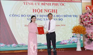 Đồng chí Tôn Ngọc Hạnh được điều động, chỉ định giữ chức Bí thư Tỉnh ủy Bình Phước