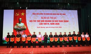 Khai mạc Hội thi Thợ giỏi ngành Cơ khí toàn quân lần thứ VI