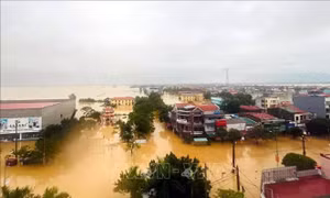 Quảng Bình: Có nơi mưa rất to, nhiều nơi bị chia cắt, ngập lụt