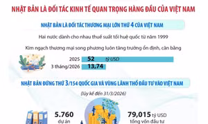 Nhật Bản là đối tác kinh tế quan trọng hàng đầu của Việt Nam