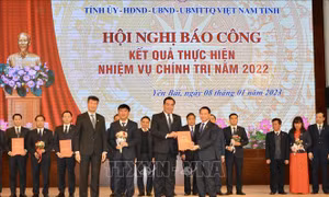 Yên Bái tổ chức báo công, khen thưởng các đơn vị đạt thành tích xuất sắc năm 2022