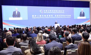 Đoàn đại biểu Việt Nam tham dự Hội nghị Bộ trưởng về Đối thoại Văn minh Toàn cầu tại Trung Quốc