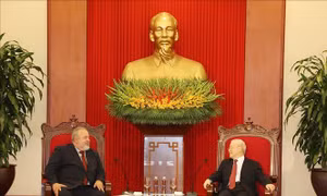 Tổng Bí thư Nguyễn Phú Trọng tiếp Thủ tướng Cuba Manuel Marrero Cruz