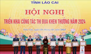 Phó Chủ tịch nước Võ Thị Ánh Xuân thăm và làm việc tại tỉnh Lào Cai