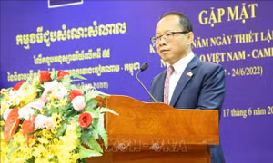Tiếp nối chặng đường hợp tác toàn diện tốt đẹp giữa Việt Nam - Campuchia 