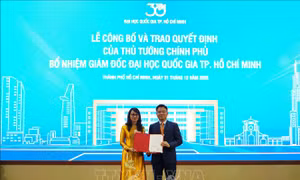 GS-TS Nguyễn Thị Thanh Mai làm Giám đốc Đại học Quốc gia TP Hồ Chí Minh