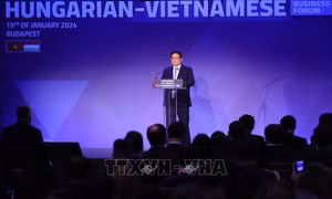 Thủ tướng Phạm Minh Chính và Thủ tướng Viktor Orbán dự Diễn đàn Doanh nghiệp Việt Nam - Hungary