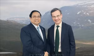Thủ tướng Phạm Minh Chính gặp Thủ tướng Thụy Điển