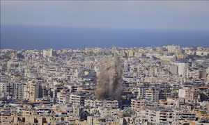 Israel tiếp tục không kích trung tâm thủ đô Beirut