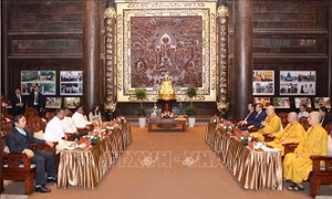 Tổng thống Sri Lanka Anura Kumara Disanayaka thăm chùa Bái Đính