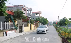 Huyện Vụ Bản (Nam Định) đạt chuẩn nông thôn mới