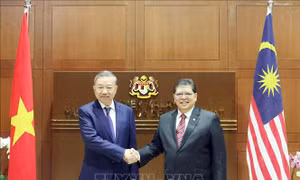 Tổng Bí thư Tô Lâm hội kiến Chủ tịch Hạ viện Malaysia