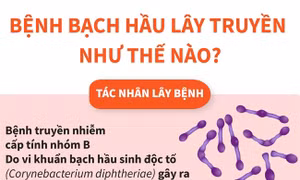 Bệnh bạch hầu lây truyền như thế nào?