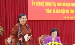 Phó Chủ tịch Quốc hội Tòng Thị Phóng thăm, làm việc tại Yên Bái