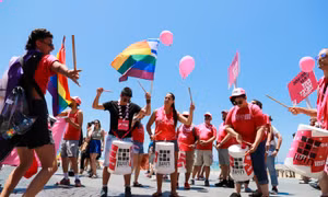 Diễu hành Pride Parade ủng hộ cộng đồng LGBT ở Israel