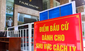 Thực hiện nghiêm quy trình bầu cử tại khu vực cách ly tập trung, địa bàn bị phong tỏa