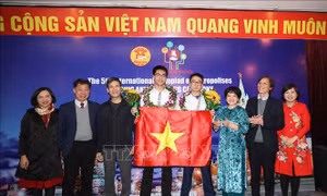 Học sinh Hà Nội xuất sắc giành 5 huy chương vàng Olympic Quốc tế