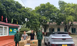 Phát hiện vụ vận chuyển số lượng lớn nước tẩy rửa ao đầm không rõ nguồn gốc 