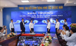 Khai trương Trung tâm Điều hành thông minh tỉnh Quảng Ngãi