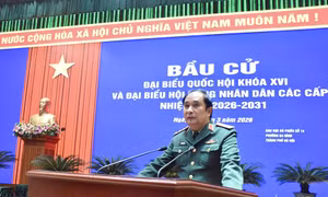 Bộ Tổng Tham mưu tổng duyệt chương trình khai mạc bầu cử