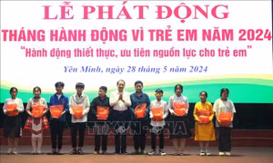 Huy động nguồn lực hỗ trợ trẻ em vùng cao