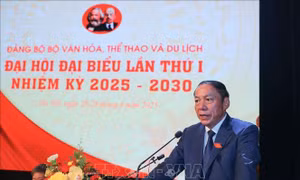 Bộ trưởng Nguyễn Văn Hùng được chỉ định giữ chức Bí thư Đảng ủy Bộ Văn hóa, Thể thao và Du lịch nhiệm kỳ 2025-2030
