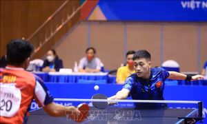 Việt Nam có chiến thắng trong ngày ra quân nội dung đơn nam môn bóng bàn