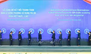 Chủ tài khoản ngân hàng Việt Nam có thể quét QR thanh toán tại Lào